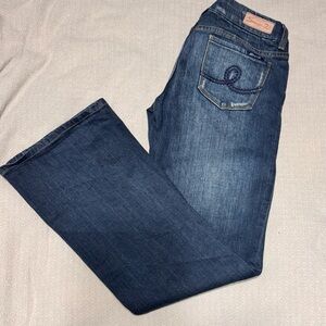 Seven7 Women's Dark Blue Bootcut Jeans 30x33